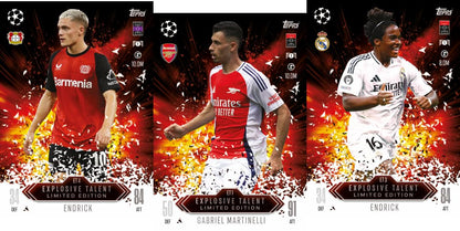 Topps UCL & WUCL Match Attax Extra 2025 Trading & Collectible Card Game (Big Value Pack)