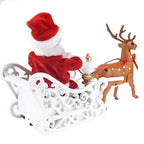 Santa Claus Doll Electric Universal Car Toy with Music for Christmas Gift Decoration