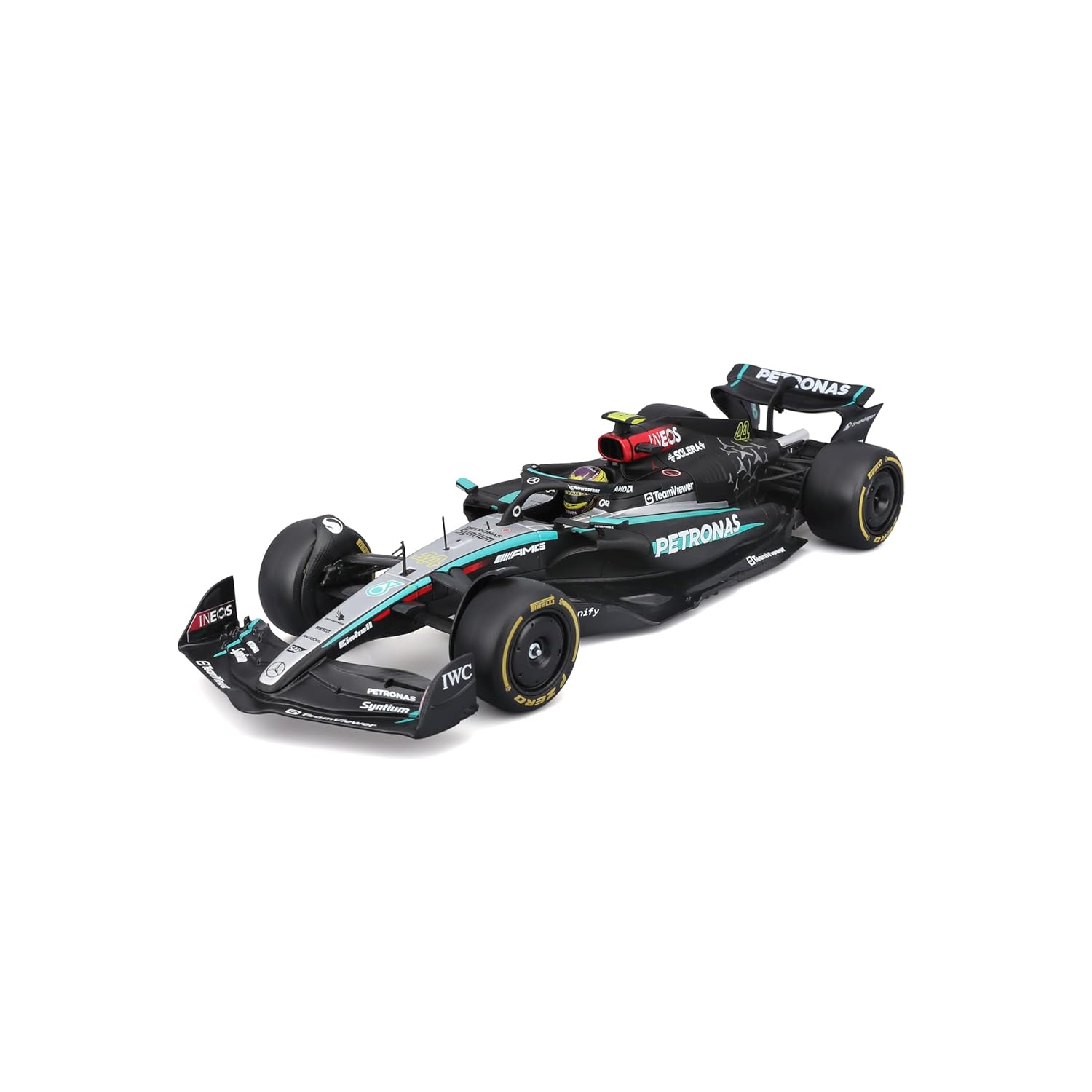 Bburago 1:24 Scale Diecast Model Mercedes-AMG F1 W15 E Performance Lewis Hamilton