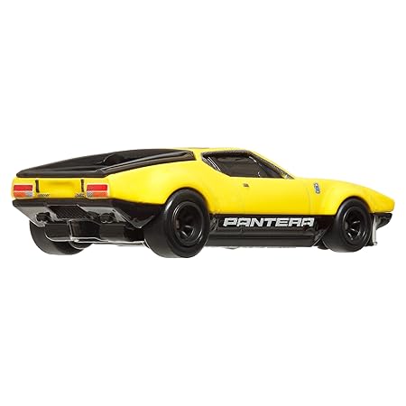 Hot Wheels Premium Boulevard De Tomaso Pantera Gruppo (Yellow)