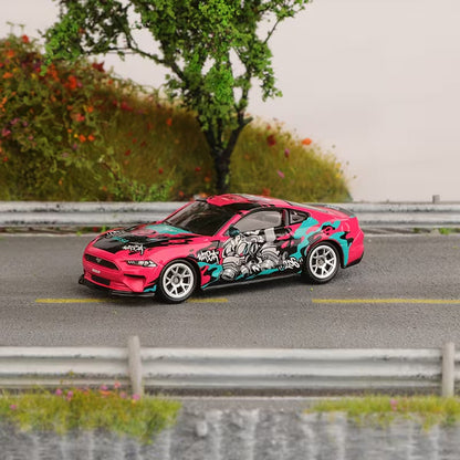 Scale 1 :64 CCA 2018 Ford Mustang GT With Acrylic Case