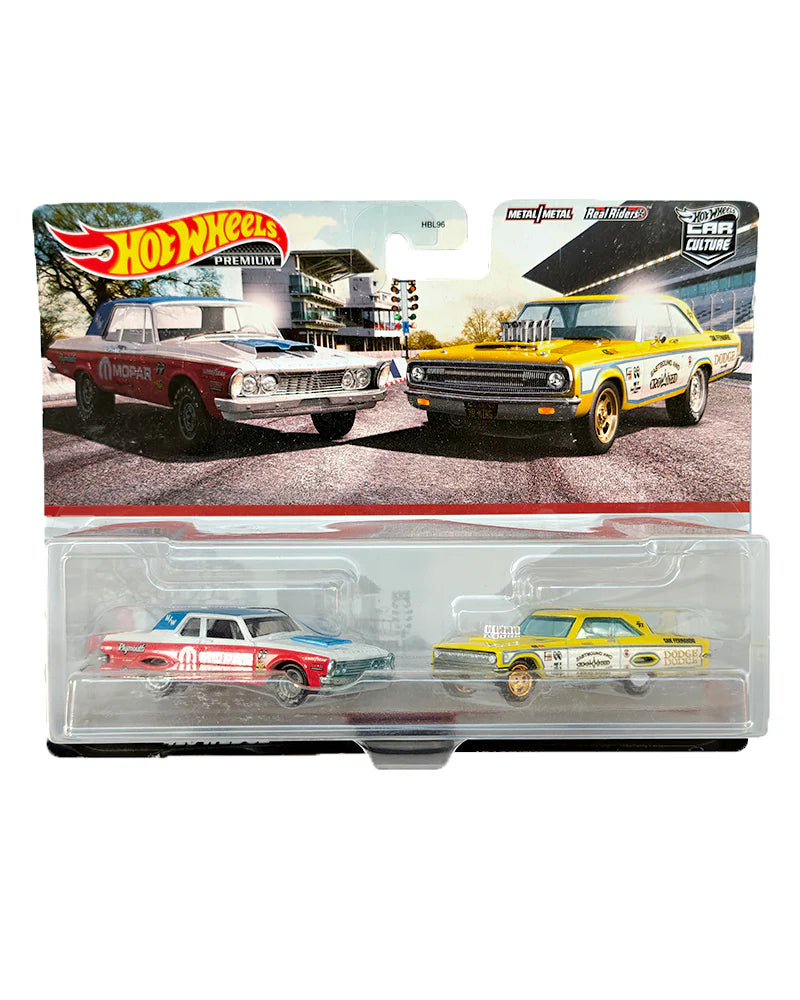 Hot Wheels Mopar Legends 2-Pack with '63 Plymouth Belvedere 426 Wedge and '65 Dodge Coronet - Cocoland Toys