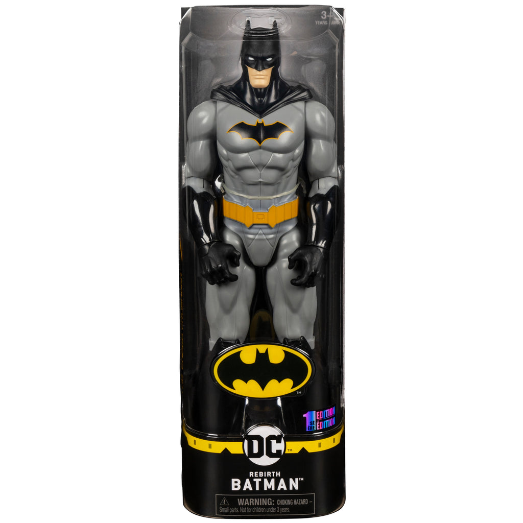 DC Rebirth Batman 12-Inch Action Figure with 11 Points of Articulation and Cloth Cape