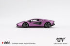 MINI GT Lamborghini Countach LPI 800-4 Viola 30th