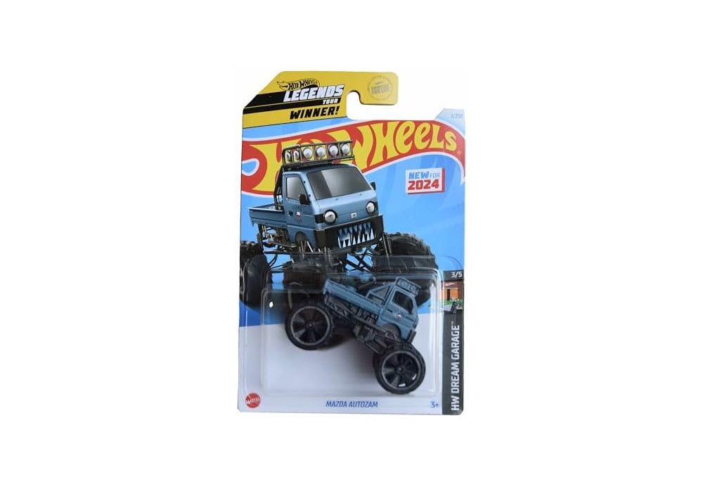 Hot Wheels Mazda Autozam, HW Dream Garage 3/5 [Blue] 1/250