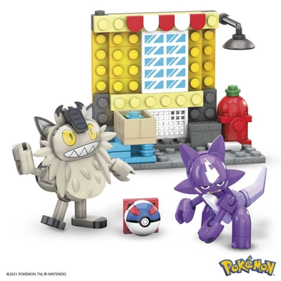 MEGA Pokemon Toxel Vs. Galarian Meowth Building Toy