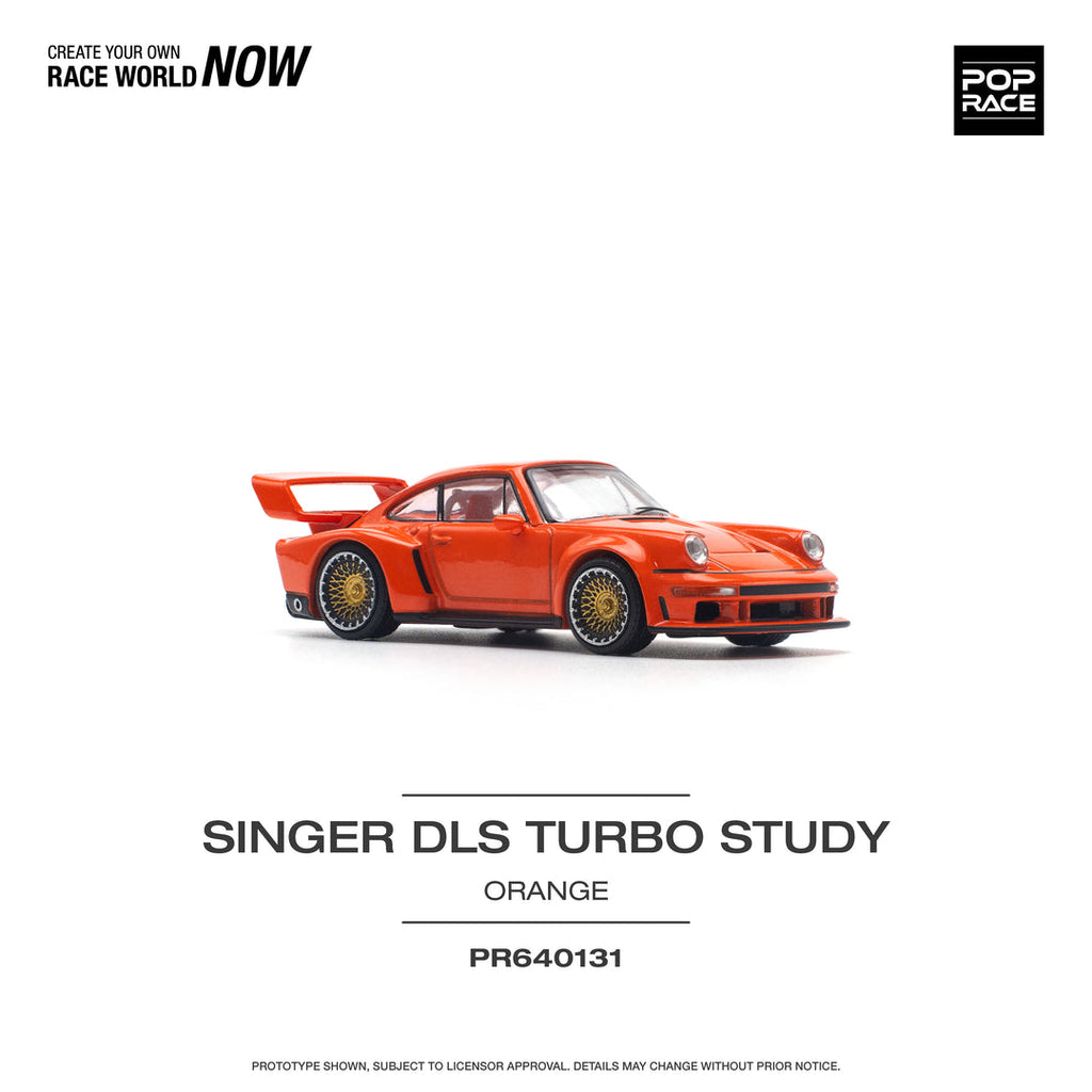 POPRACE 1:64 SINGER DLS TURBO (TRACK) ORANGE PR640131