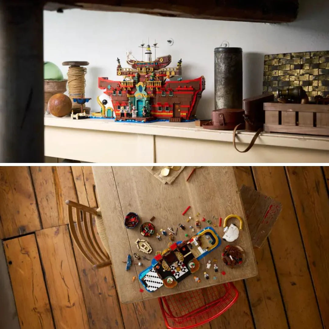 The Baratie Floating Restaurant Building Set for Adults - Collectible Building Blocks for Anime