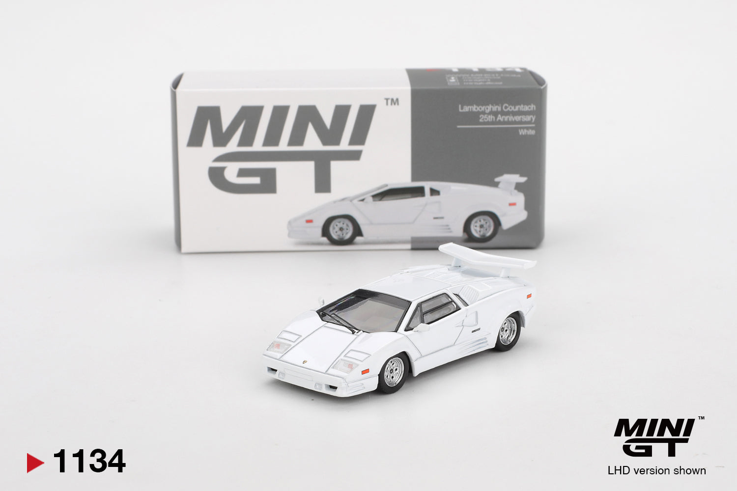 MINI GT Lamborghini Countach 25th Anniversary White