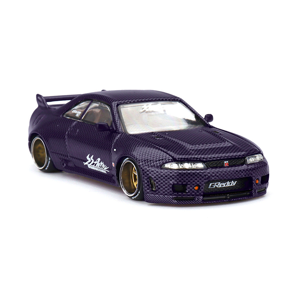 MINI GT #163: Kaido House  Nissan Skyline GT-R (R33) Active Carbon R V2
