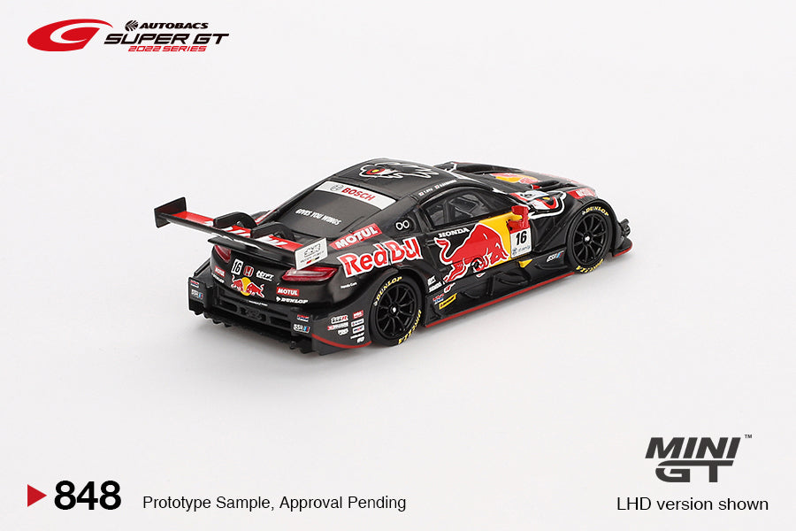 MINI GT Honda NSX-GT "TYPE S" GT500 #16 "Red Bull MOTUL MUGEN NSX-GT " TEAM Red Bull MUGEN 2022 SUPER GT SERIES