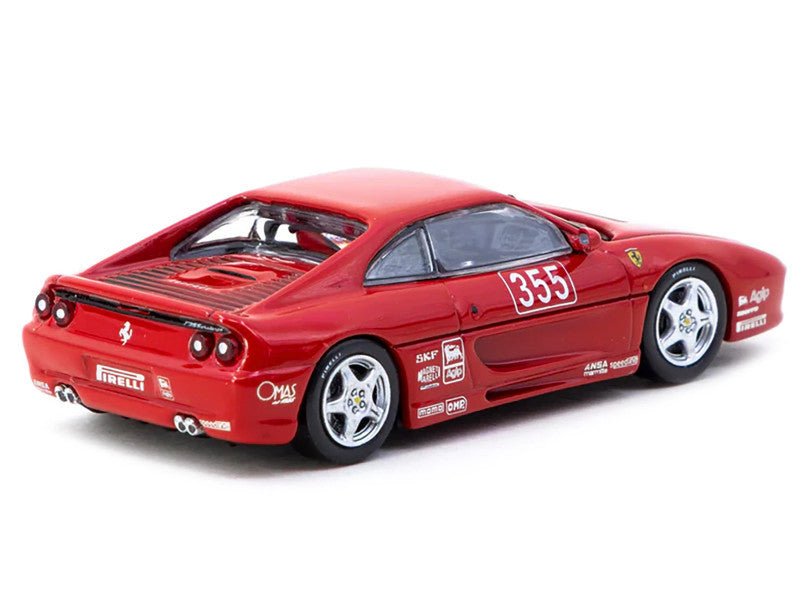 1/64 Tarmac Works Ferrari F355 Challenge Presentation (Red) Diecast Car Model