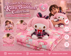 Sanrio My Melody 2-in-1 Super Soft Plush & Warm Blanket Snuggle Set