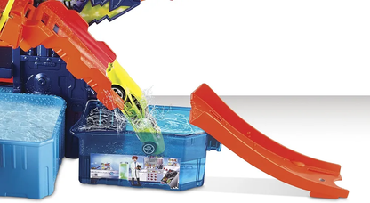 Hot Wheels Metal Shifters Color Splash Science Lab Playset