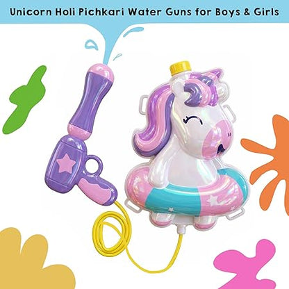 Unicorn Holi Pichkari Water Guns for Kids Girls
