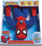 Just Play Marvel Swing & Sling Spiderman Plush