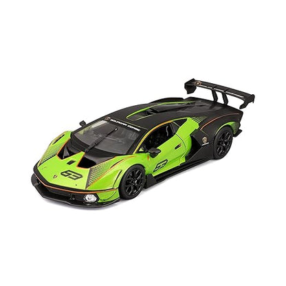 Diecast Cars, Cars,Lamborghini, Race,Bburago, Green