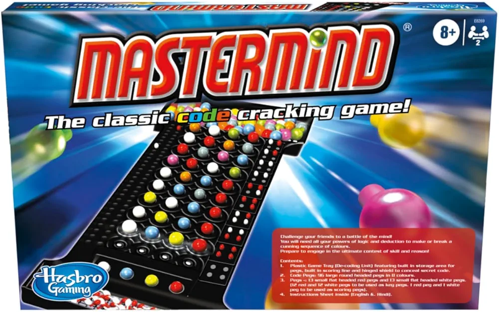 Hasbro Gaming Mastermind  Code Cracking Game