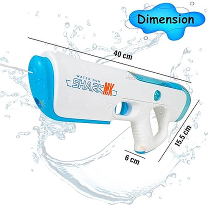 Water Gun Toy for Kids, Continuous Water Emission with Automatic Water Absorption, Strong Water Beam, USB Rechargeable