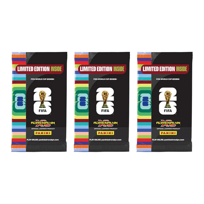 Panini FIFA World Cup 2026 XL Adrenalyn Cards - Pockets Tins Box ( Random )