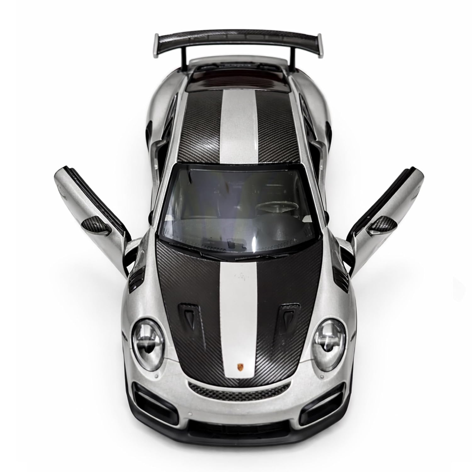 Cocoland Toys MSZ Porsche 911 GT2 RS 1:32 scale top view with both doors open