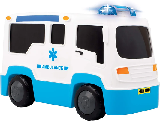 Giggles Funskool, Rescue Ambulance, Multicolour Vehicle