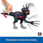 Mattel Jurassic World Chaos Theory Attack and Roar Sounds Therizinosaurus Dinosaur Action Figure