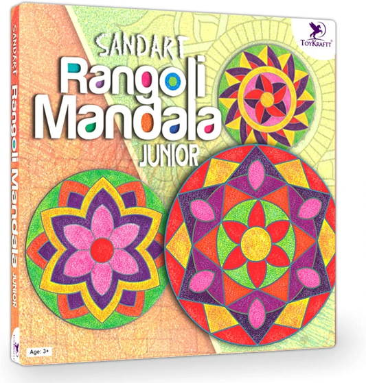 TOYKRAFTT Sand Art Kit Rangoli Mandala Jr