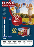 Electric Street Lamp Bubble Machine for Kids ( Random 1 )