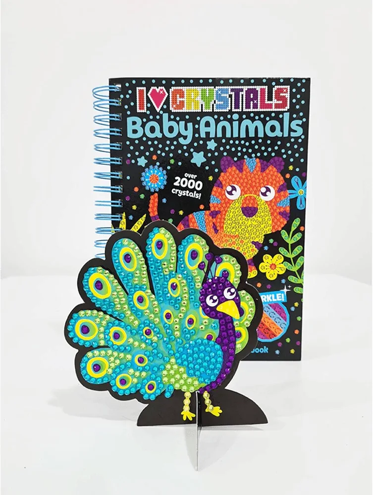 I Love Crystals Book: Baby Animals