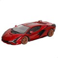 Bburago Lamborghini Sián FKP 37 Red 1:18 Diecast Model Front View Cocoland Toys