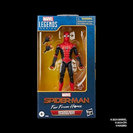 Marvel Legends Series Spider-Man (Upgraded Suit), Spider-Man: Far from Home Collectible 6-Inch Scale Action Figure