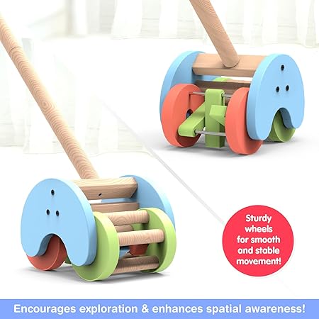 Funskool Giggles Rattle Strider Wooden