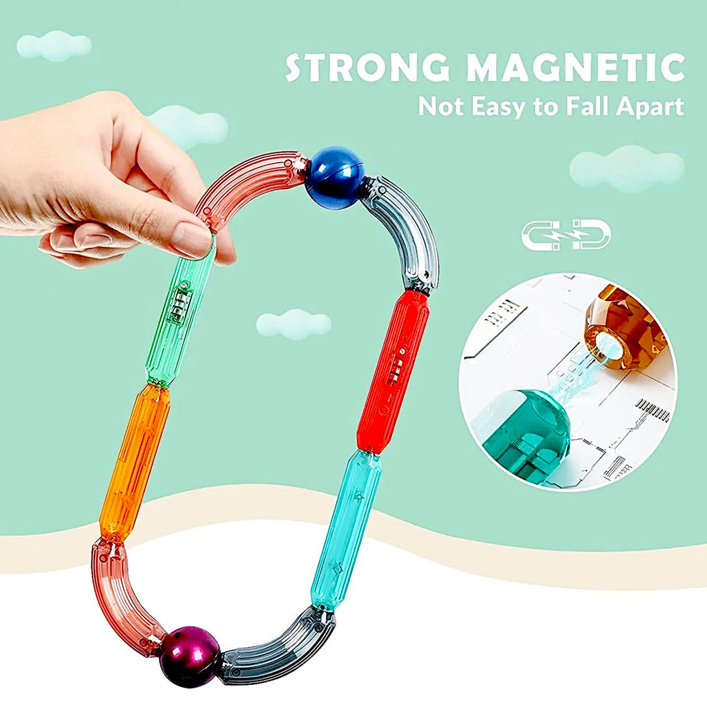 KIPA GAMING MagPlay LED Jumbo Magnetic Building Set Glow in The Dark