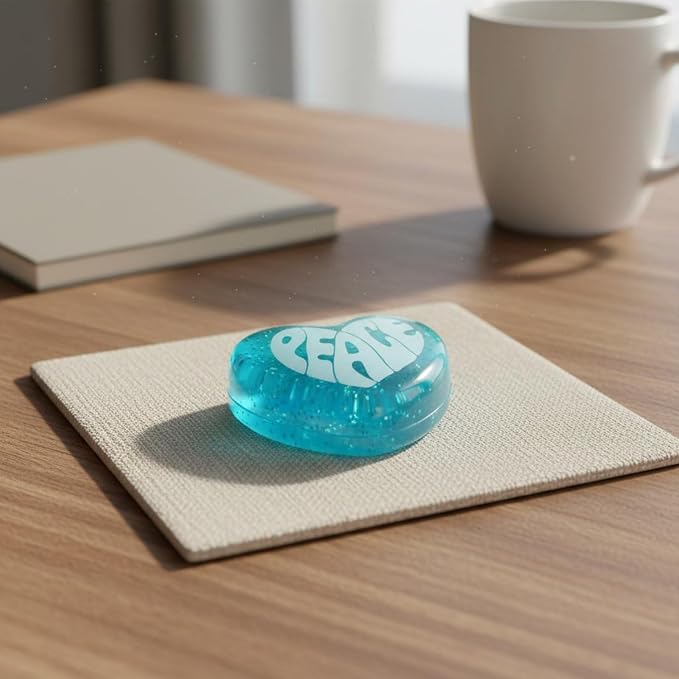Soft Heart Stress Ball Portable Heart Press Toy Random One (Pack Of 1)