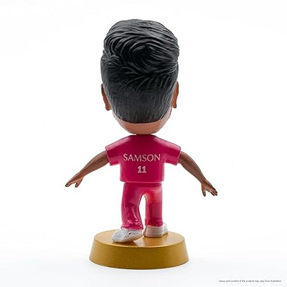 Cricket Icons Action Figure Sanju Samson Rajasthan Royal Collectible Miniature, IPL Edition with 360° Rotatable Head, RR Cricket Player for Fans & Kids, Collectors Pack of 1