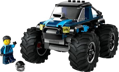 LEGO City Blue Monster Truck Off-Road Toy Playset for Ages 5 Plus 60402