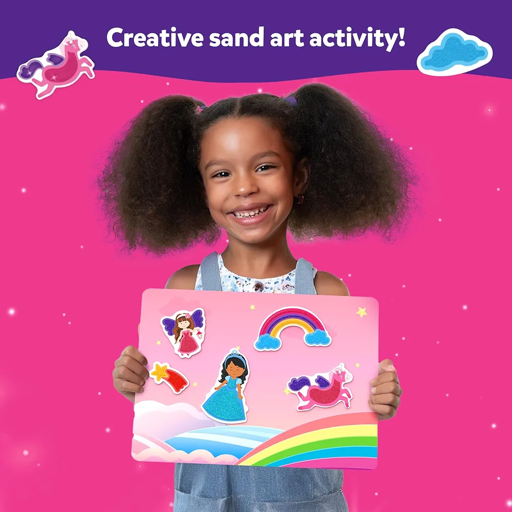 Sand-Tastic Art Unicorns & Princesses | Controlled-Mess Sand Art