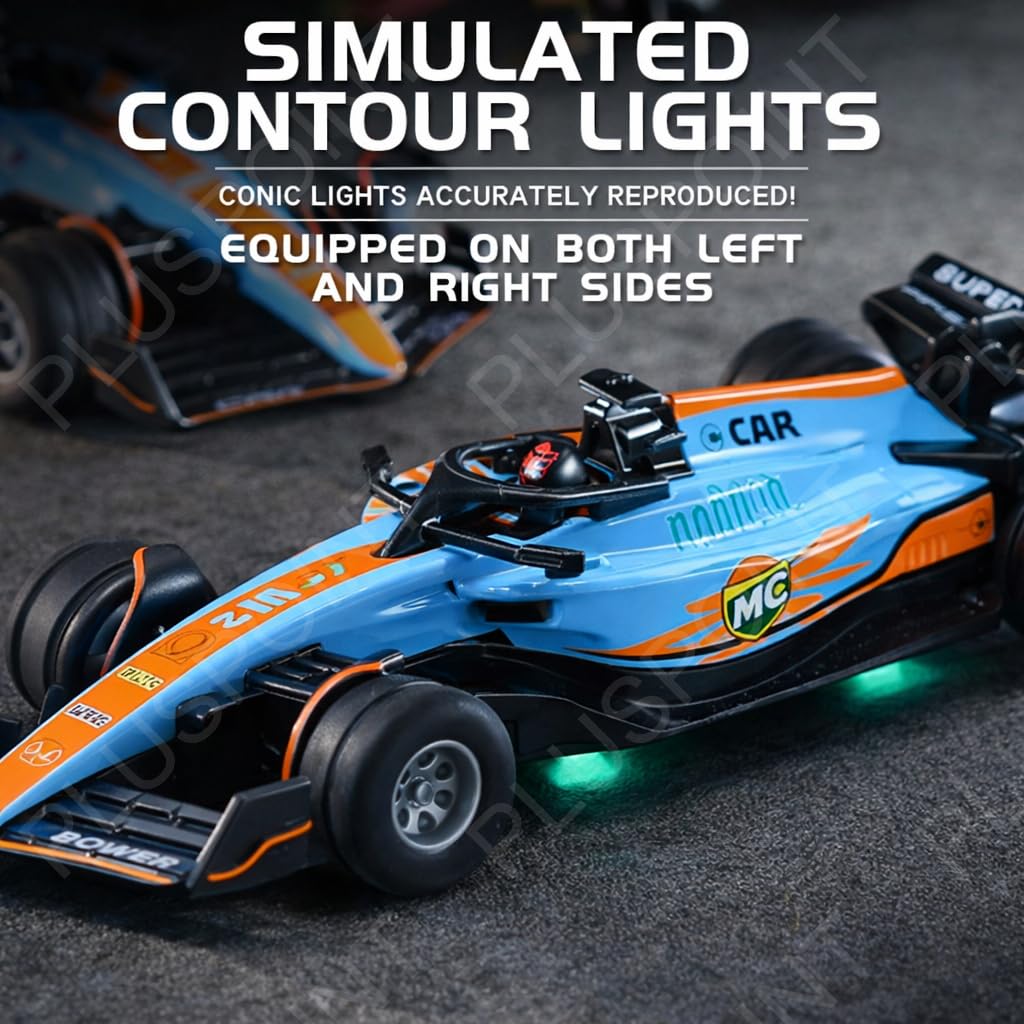 1:64 die-cast F1 RC car displaying detailed features and specifications Cocoland Toys
