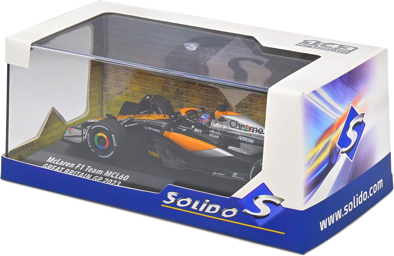 Solid Mclaren MCL60 #4 Lando Norris British GP 2023 1/43 S4317801