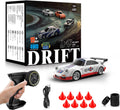 Grey 1:43 RC drift car with replacement drift tyres and remote controller Cocoland Toys