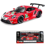 Porsche 911 RSR Red White Racing Livery Side View Cocoland Toys