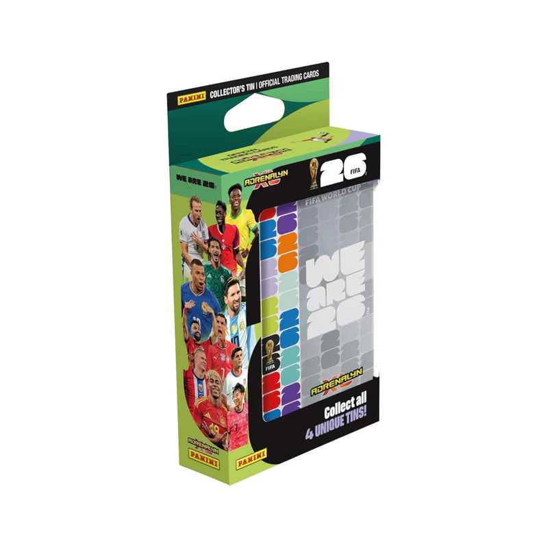 Panini FIFA World Cup 2026 XL Adrenalyn Cards - Pockets Tins Box ( Random )