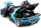 Bburago - 1/18 Signature Series Scale Model Compatible with Ferrari Daytona SP3 Closed Top 2022 (Blue)