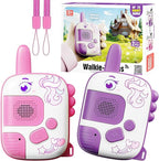 Walkie Talkies for Kids 2 Pack Outdoor Adventure Toys with Range,Unicorn Toys