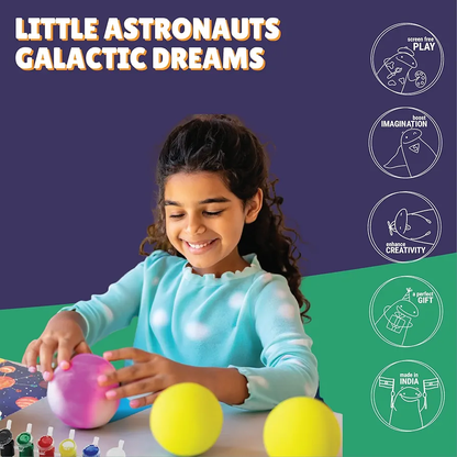 Kalakaram DIY Solar System Kit, Paint and Assemble Solar System Model Kit