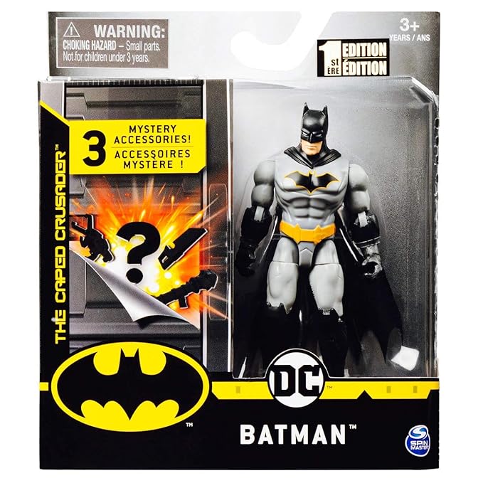 Batman The Caped Crusader Rebirth Grey Suit Action Figure 3" with Accessories