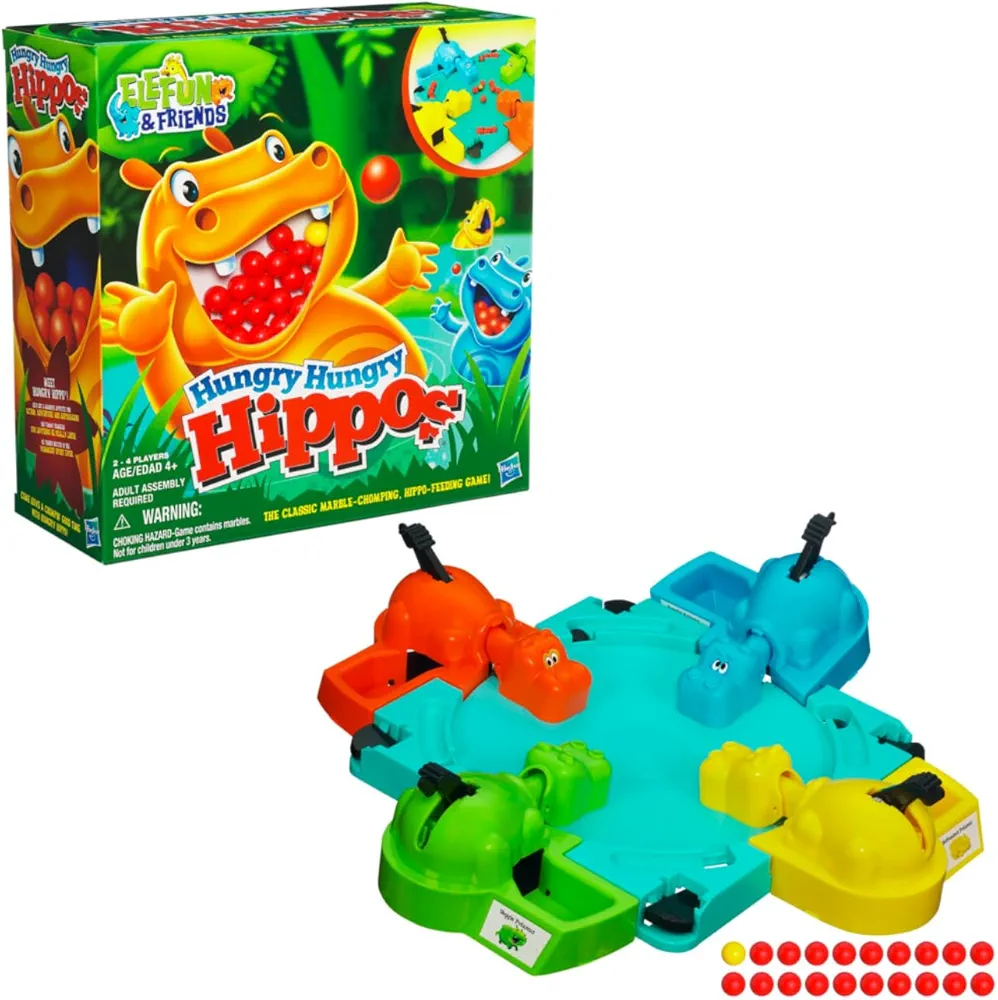 Hasbro Gaming Hungry Hungry Hippos Launchers