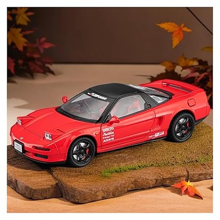 Cocoland Toys Honda Acura NSX MK1 NA1 1:24 scale diecast model displayed on scenic base
