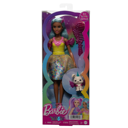 Barbie A Touch of Magic™ Doll & Accessories, Teresa™ with Fantasy Outfit, Pet, Leash & Styling Accessories